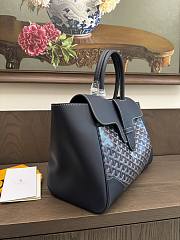 Goyard Saigon Tote Bag Navy Blue 34x25x16cm - 4