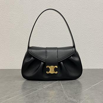Celine Medium Polly Bag Black 33x19x9cm