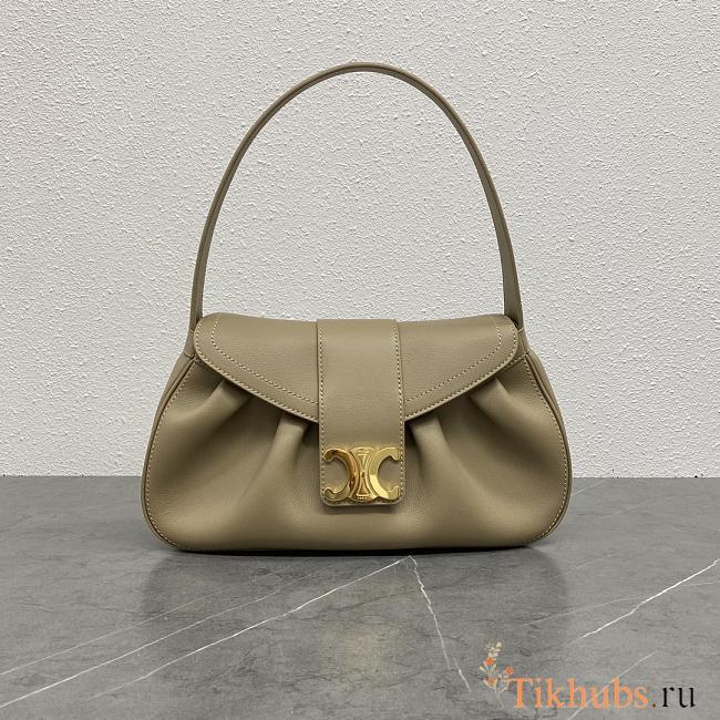 Celine Medium Polly Bag Brown Sepia 33x19x9cm - 1