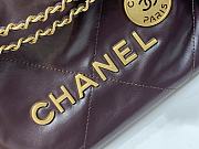 Chanel Mini 22 Handbag Brown 20x18x6.5cm - 5