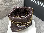 Chanel Mini 22 Handbag Brown 20x18x6.5cm - 3