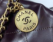 Chanel Mini 22 Handbag Brown 20x18x6.5cm - 2