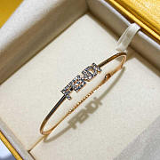 Fendi Fendigraphy Bracelet Gold Bracelet - 3