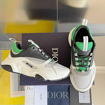 Dior B22 Sneakers in Green and White