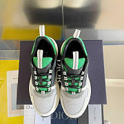 Dior B22 Sneakers in Green and White - 3