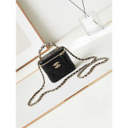 Chanel Mini Vanity Case Black 11x8.5x7cm - 1