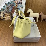 Hermes Kelly Bag 25 Light Yellow Togo Gold 25cm - 5