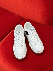 Chanel White Red Sneaker - 5
