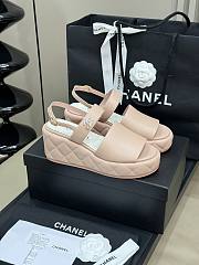 Chanel Pink Sandal Heel - 1