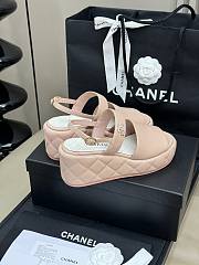 Chanel Pink Sandal Heel - 4