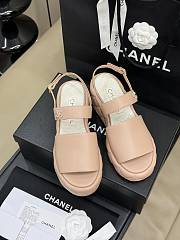 Chanel Pink Sandal Heel - 3