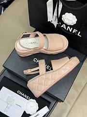 Chanel Pink Sandal Heel - 2