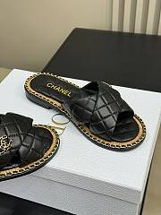 Chanel Black Slides 08 - 2