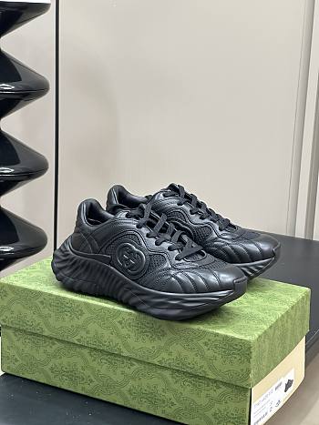 Gucci Interlocking G Black Sneakers