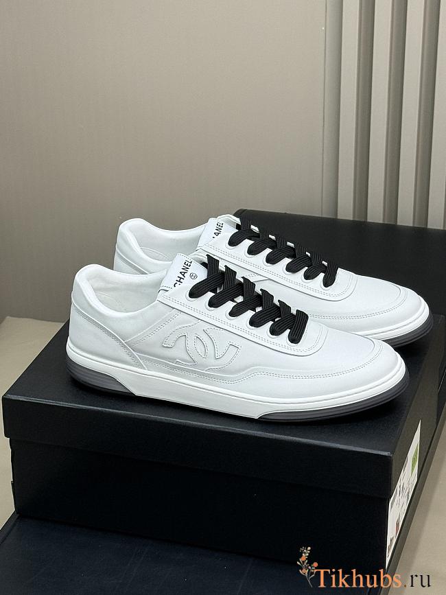 Chanel White Black Sneaker - 1