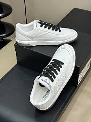 Chanel White Black Sneaker - 5