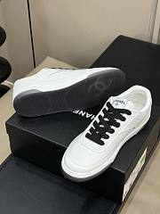 Chanel White Black Sneaker - 4