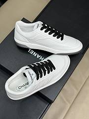 Chanel White Black Sneaker - 3