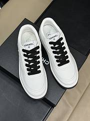 Chanel White Black Sneaker - 2