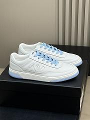 Chanel Sneaker White Blue  - 1