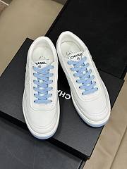 Chanel Sneaker White Blue  - 3