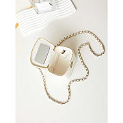 Chanel Mini Vanity Case White 11x8.5x7cm - 2