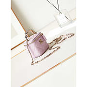 Chanel Mini Vanity Case Pink 11x8.5x7cm - 4