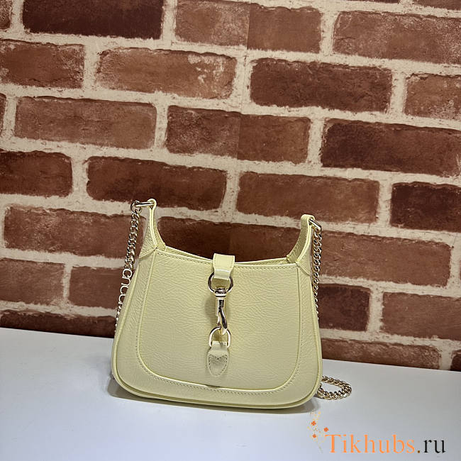 Gucci Jackie Notte Mini Bag Yellow 19.5x18x3.5cm - 1