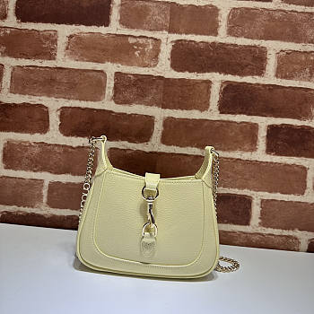 Gucci Jackie Notte Mini Bag Yellow 19.5x18x3.5cm
