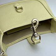 Gucci Jackie Notte Mini Bag Yellow 19.5x18x3.5cm - 6