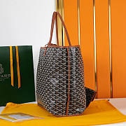 Goyard Anjou GM Bag Black Tan 40x20x34cm - 4