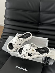 Chanel White Slides 03 - 2