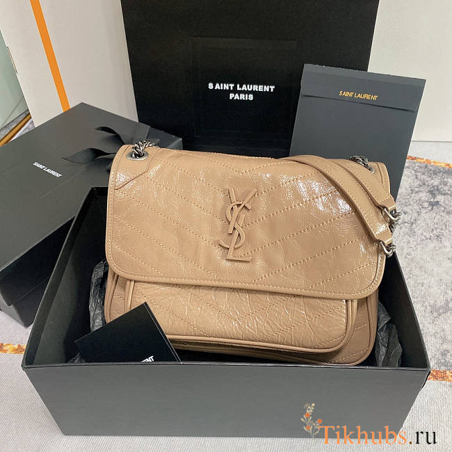 YSL Niki Medium Beige Bag 28x20.5x8.5cm - 1