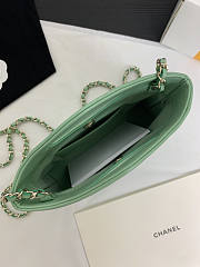 Chanel Nano 31 Green Bag 20.5x17.5cm - 3