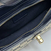 Gucci Moon Side Mini Shoulder Bag Blue 24x12x5cm - 4
