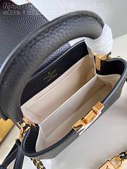 Louis Vuitton LV Capucines Black Bag 21x14x8cm - 4