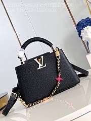 Louis Vuitton LV BB Capucines Black 27x18x9cm - 1