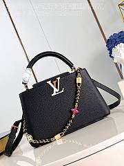 Louis Vuitton LV MM Capucines Black 31x20x11cm - 1