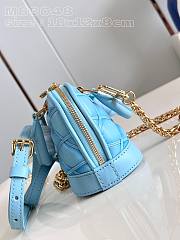 Louis Vuitton LV Alma Nano Bag Blue 18 x 12 x 8 cm - 3