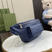 Gucci Jumbo GG Belt Bag Blue 28x18x8cm - 5