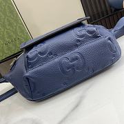 Gucci Jumbo GG Belt Bag Blue 28x18x8cm - 4