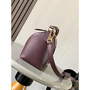 Loewe Puzzle Small Bag In Wine Calfskin 24cm - 2