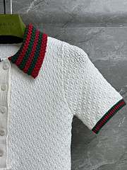 Gucci White Polo Shirt - 4