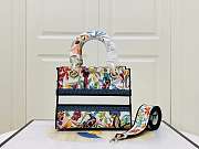 Dior Medium Lady D-Lite Bag White Multicolor Fantastica 24 x 20 x 11 cm - 3