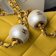 Chanel Flap Bag Yellow Gold 20.5x6.5x13cm - 4