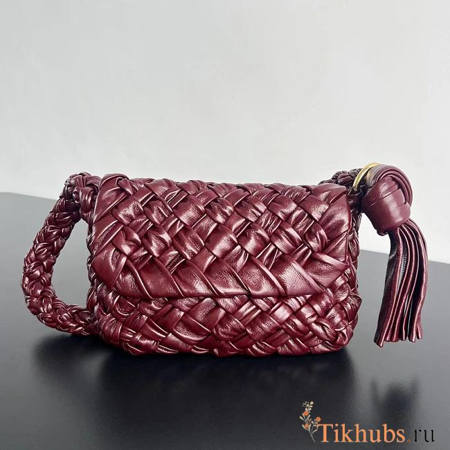 Bottega Veneta Kalimero Città Red Wine 25x18x5.5cm - 1