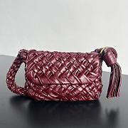 Bottega Veneta Kalimero Città Red Wine 25x18x5.5cm - 1