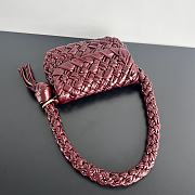 Bottega Veneta Kalimero Città Red Wine 25x18x5.5cm - 3