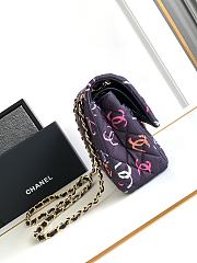 Chanel Medium Flap Bag Classic Bag 11.12 Fabric 25cm - 2