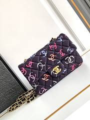Chanel Small Flap Bag Classic Bag 11.12 Fabric 20cm - 1